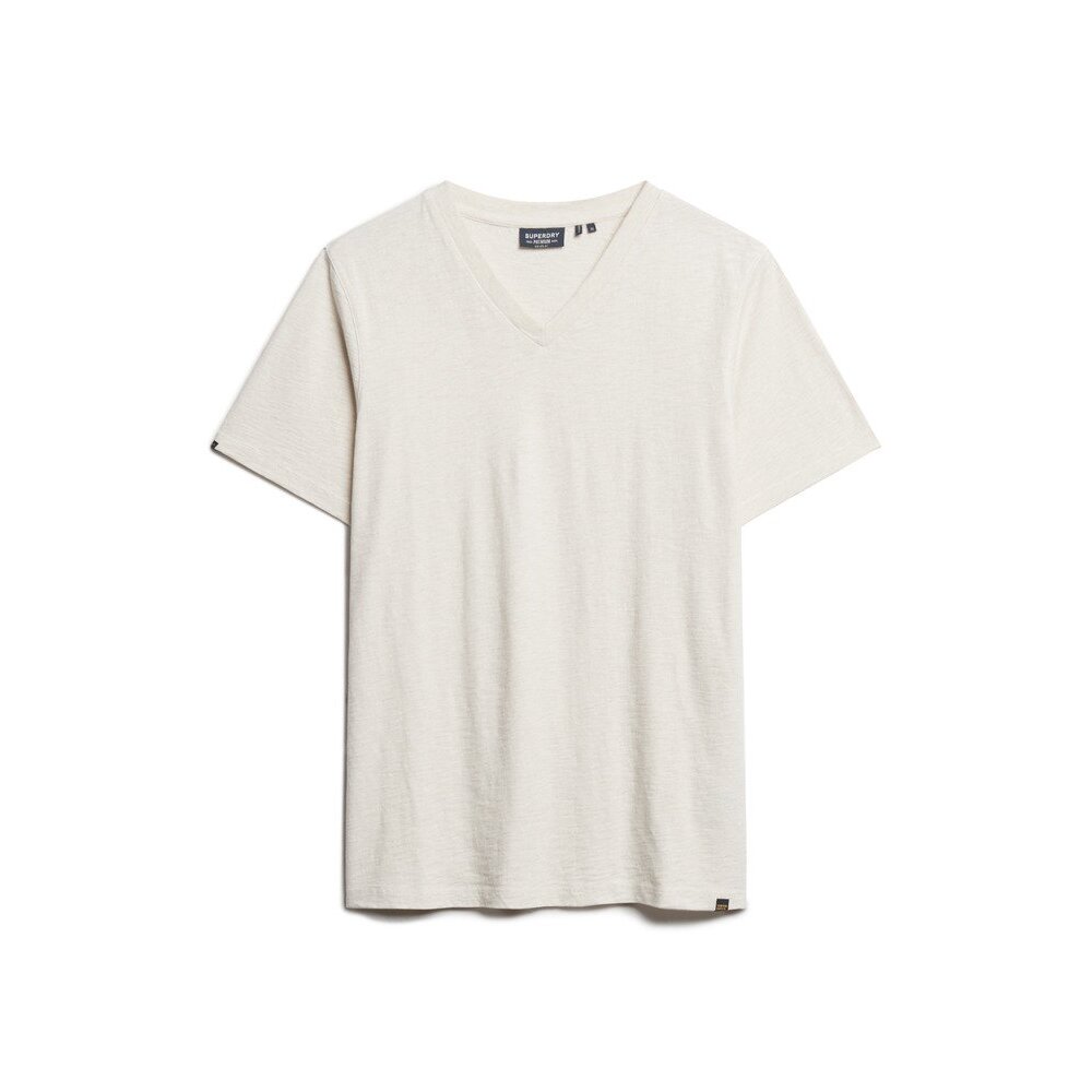 5063068042776 - Meliertes T-Shirt mit V-Ausschnitt Superdry 5063068042776 - Meliertes T-Shirt mit V-Ausschnitt Superdry