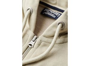 5063068065188 - Superdry Herren Sweatjacke - Essential Logo Zip Hoodie Kapuze einfarbig beige 2XL