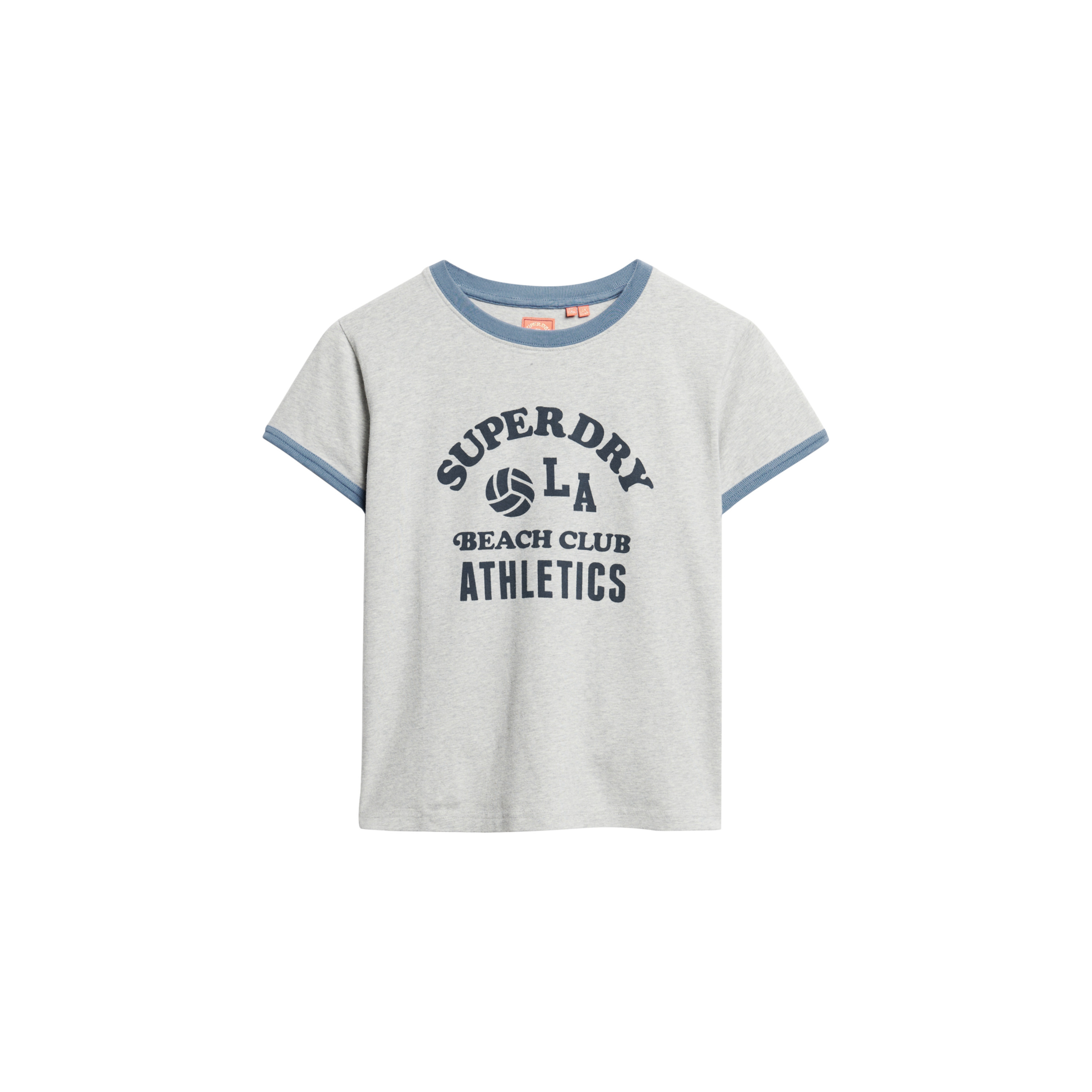 5063068100421 - Kontrastreiches T-Shirt mit Motiv Frau Athletic Essentials Beach