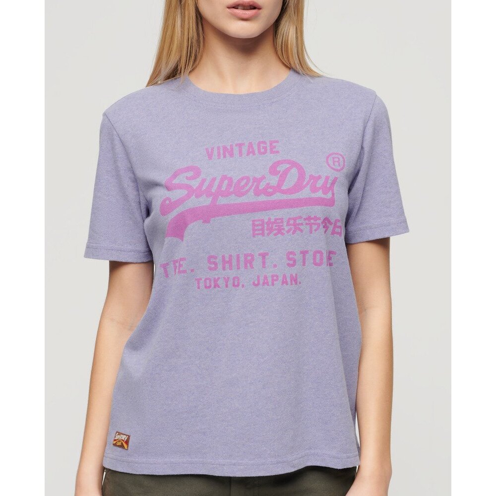 5063068106225 - Lässiges T-Shirt Damen Vintage Logo Heritage