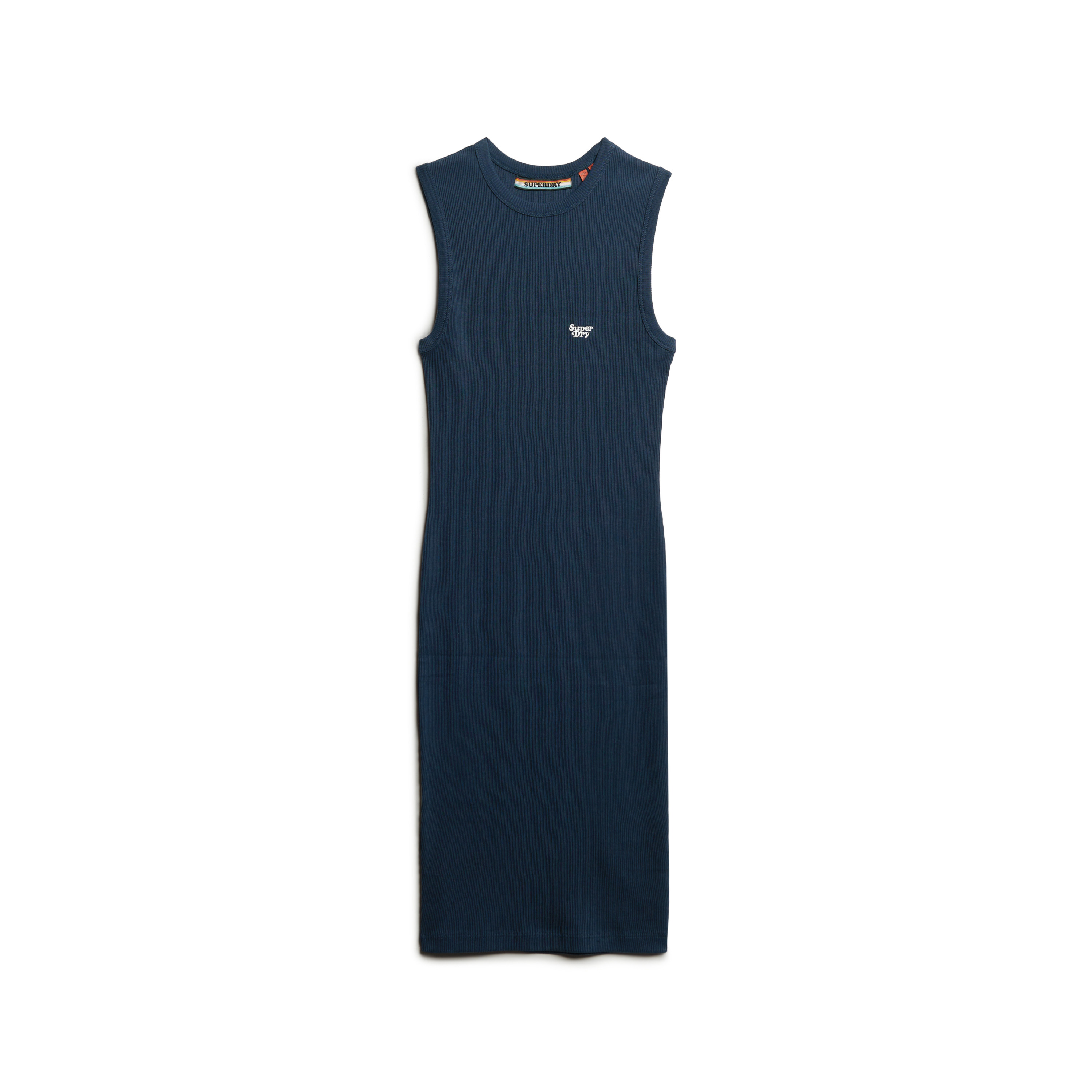 5063068136161 - Eng anliegendes halblanges geripptes Kleid Damen Superdry 5063068136161 - Eng anliegendes halblanges geripptes Kleid Damen Superdry