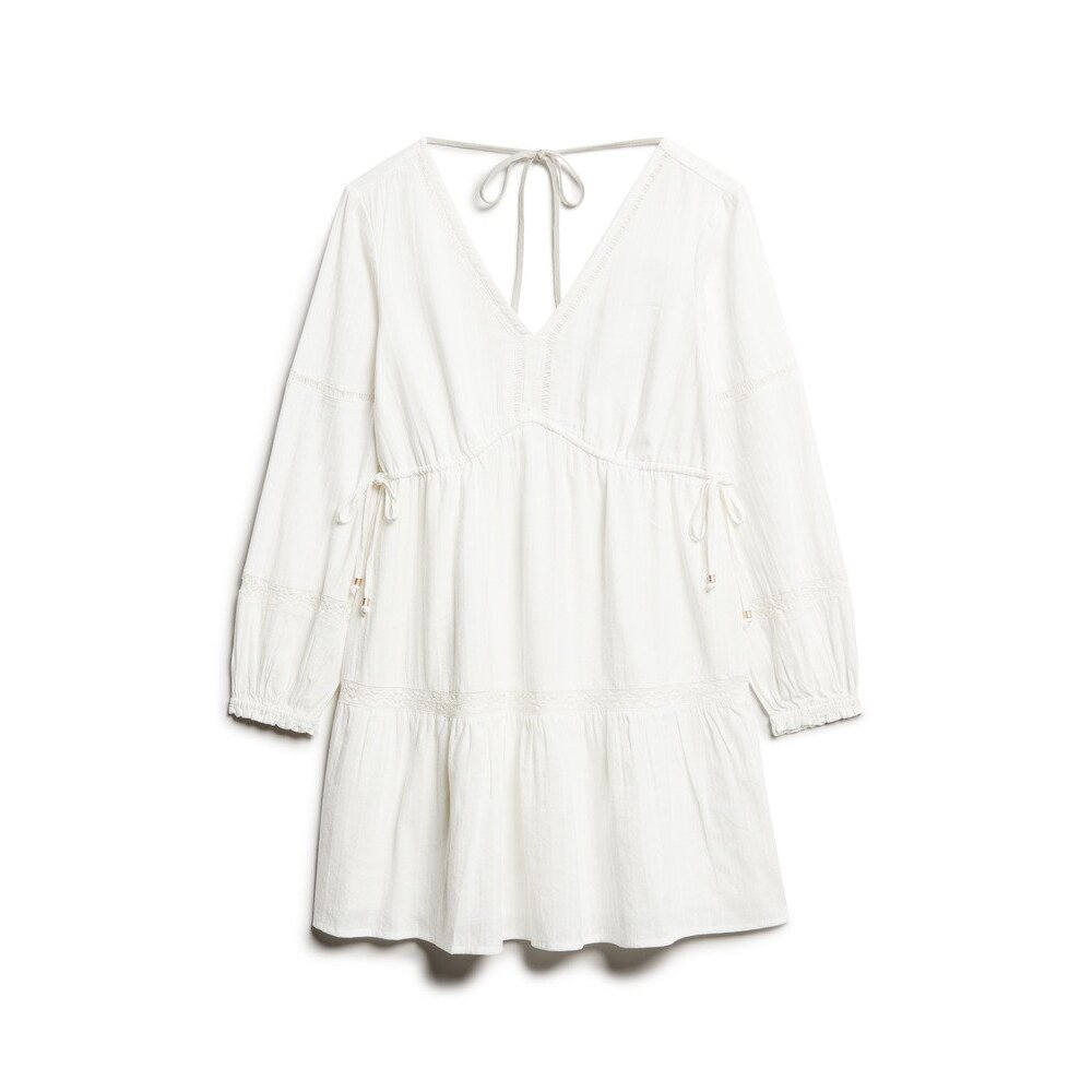 5063068137137 - Kurzes Kleid mit langen Ärmeln und Rüschen Damen Ibiza