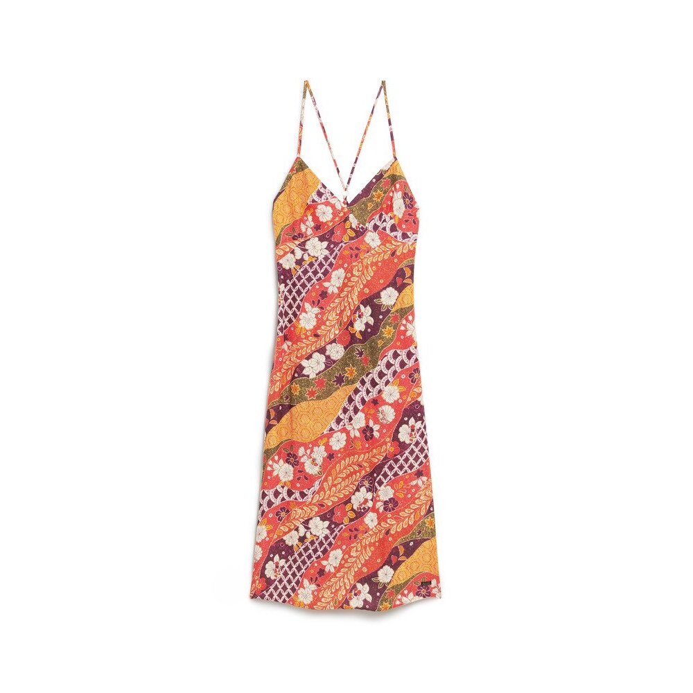 5063068140311 - Damen Midikleid mit Print zum Überziehen Superdry
