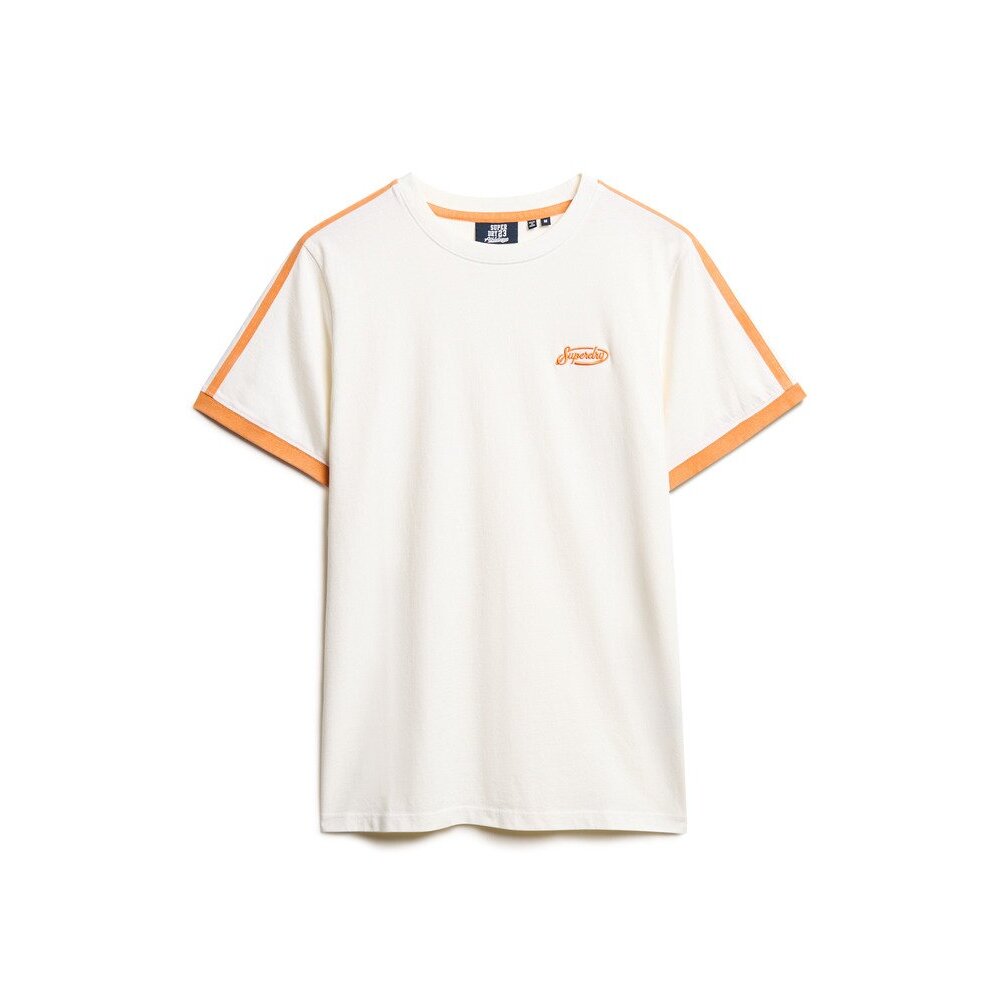 5063068296674 - Retro-gestreifter T-Shirt mit Logo Essential