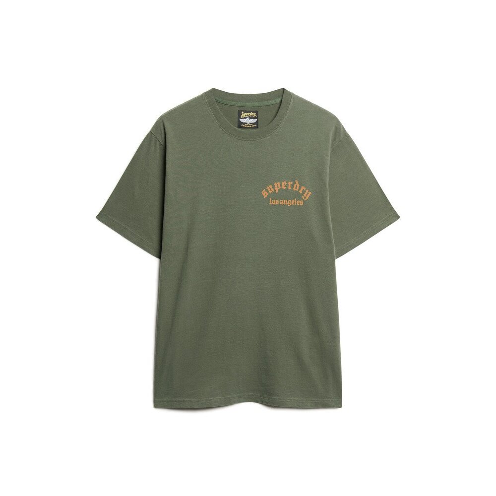 5063068298197 - T-Shirt mit Tattoo-Muster auf dem Rücken Superdry