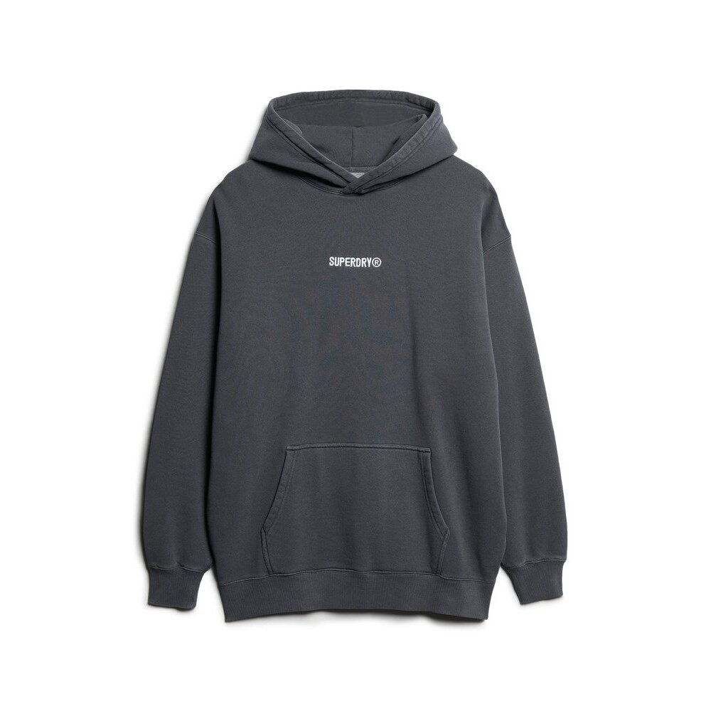 5063068307288 - Oversized Kapuzenpullover mit Muster und Mikrologo Superdry