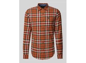 5063068314750 - Slim Fit Freizeithemd mit Label-Patch Modell Lumberjack