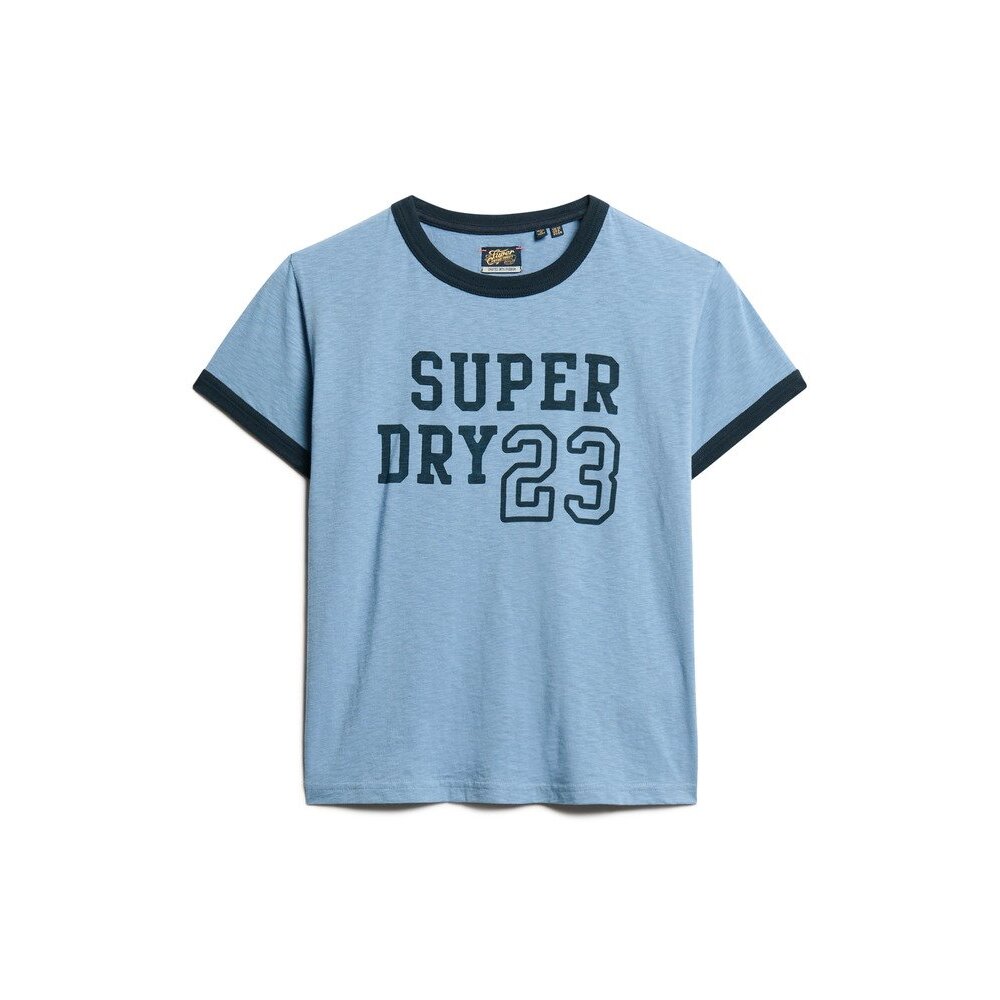 5063068349455 - Eng anliegendes T-Shirt Damen Athletic Essentials Ringer
