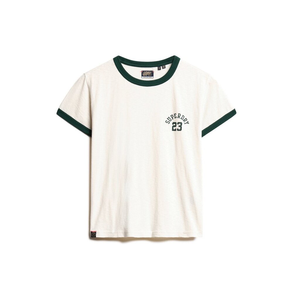 5063068349646 - Eng anliegendes T-Shirt Damen Athletic Essentials Ringer