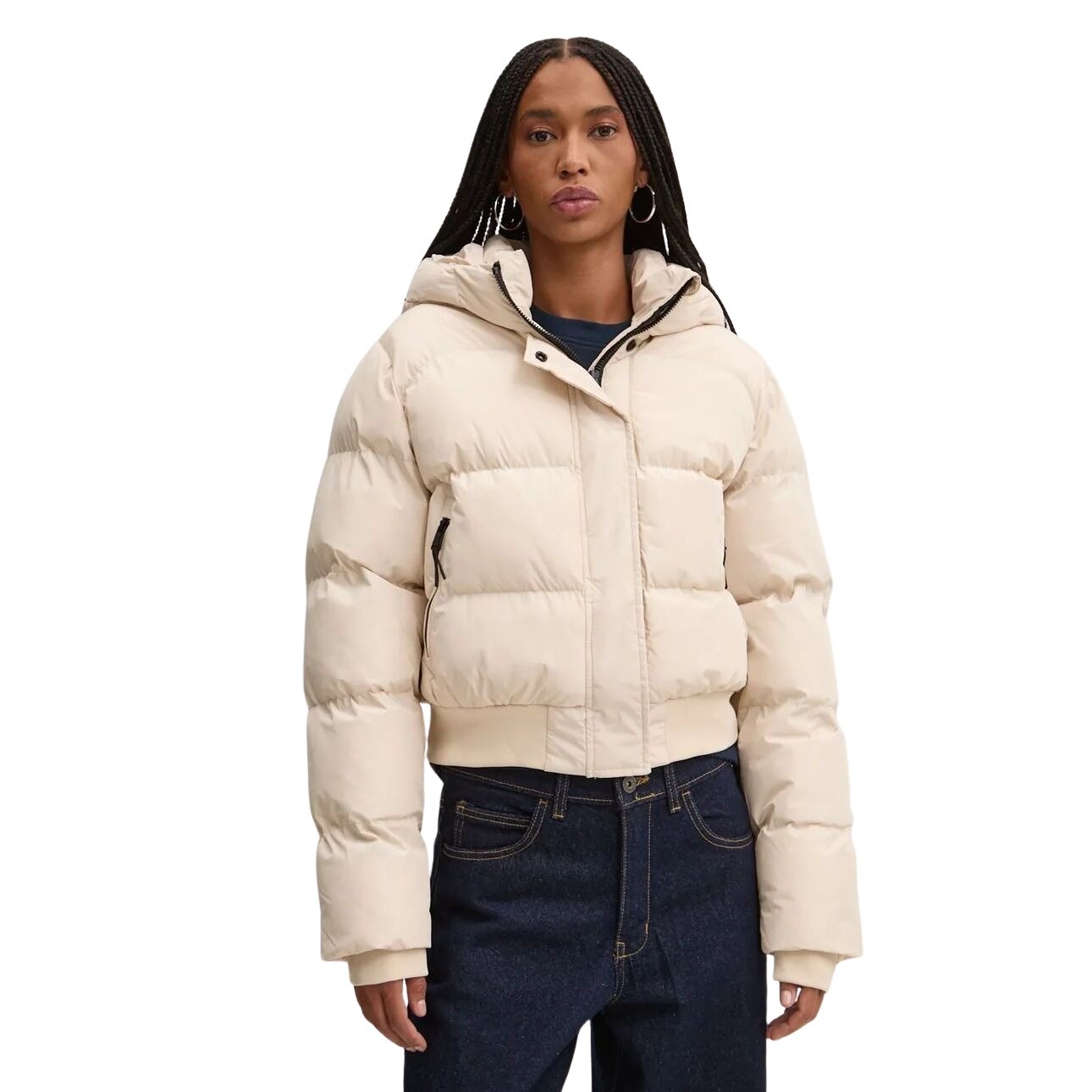 5063068367534 - Gepolsterte Daunenjacke Damen Hooded Sports