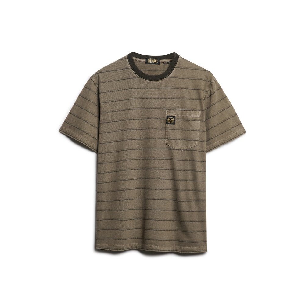 5063068399641 - T-Shirt mit Tasche und Streifen Superdry