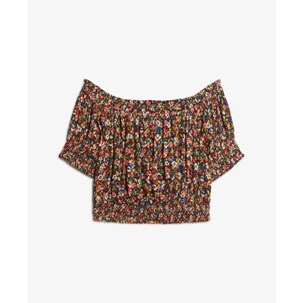 5063068450366 - Rüschen-Crop-Bluse für Damen Superdry