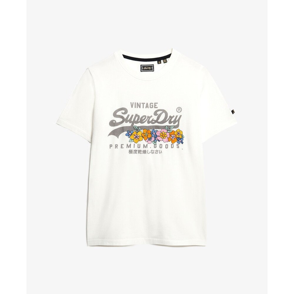 5063068470388 - T-Shirt Vintage Logo Premium Goods Floral