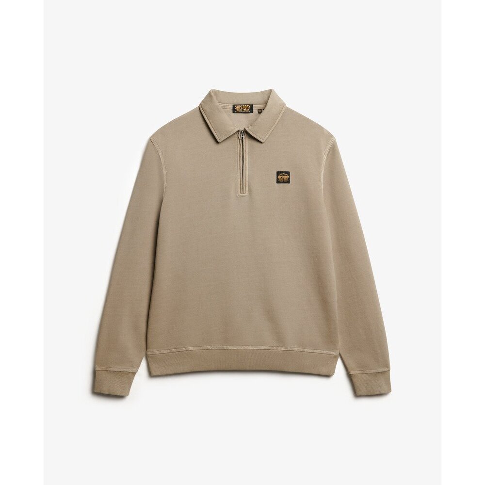 5063068487263 - Sweatshirt mit halbem Reißverschluss Contrast Stitch