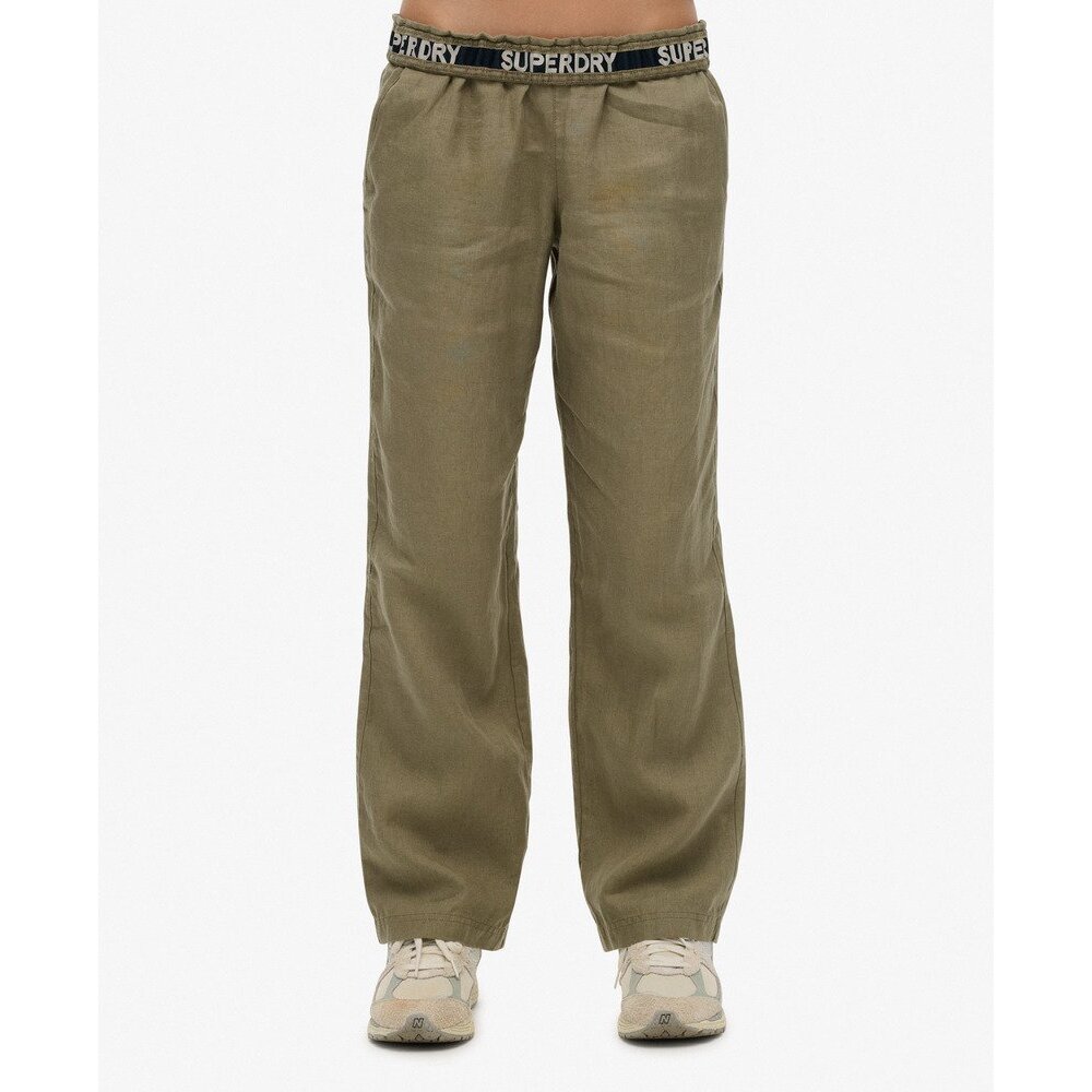 5063068557560 - Leinen Damenhose mit Kordelzug Superdry