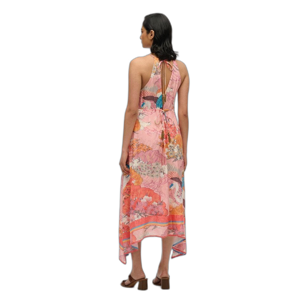 5063068559977 - Damen Jacquard-Druckkleid mit Spitzensaum Superdry 5063068559977 - Damen Jacquard-Druckkleid mit Spitzensaum Superdry