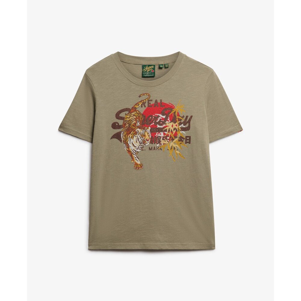 5063068607159 - Lässiges T-Shirt Damen Vintage Logo Tokyo