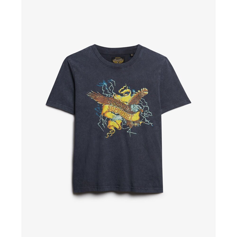 5063068607630 - Lässiges Damen T-Shirt mit Muster Biker Rock