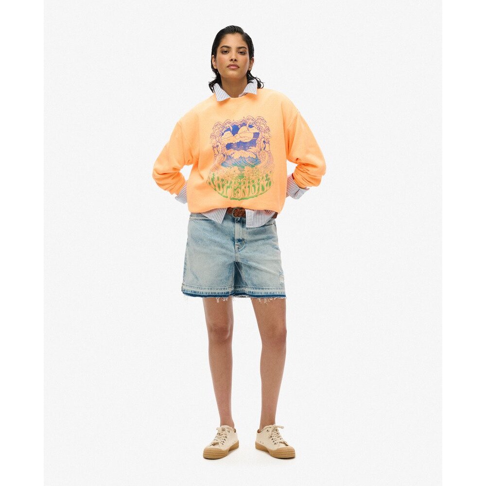 5063068609795 - Sweatshirt weit geschnitten Damen Psych Surf