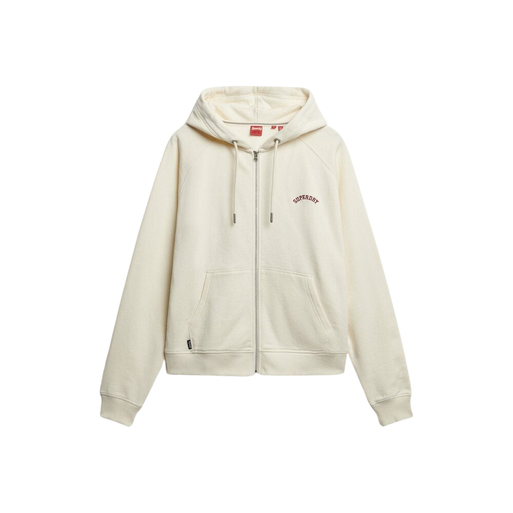 5063068611224 - Damen Zip-Hoodie mit Raglanärmeln Logo Essential