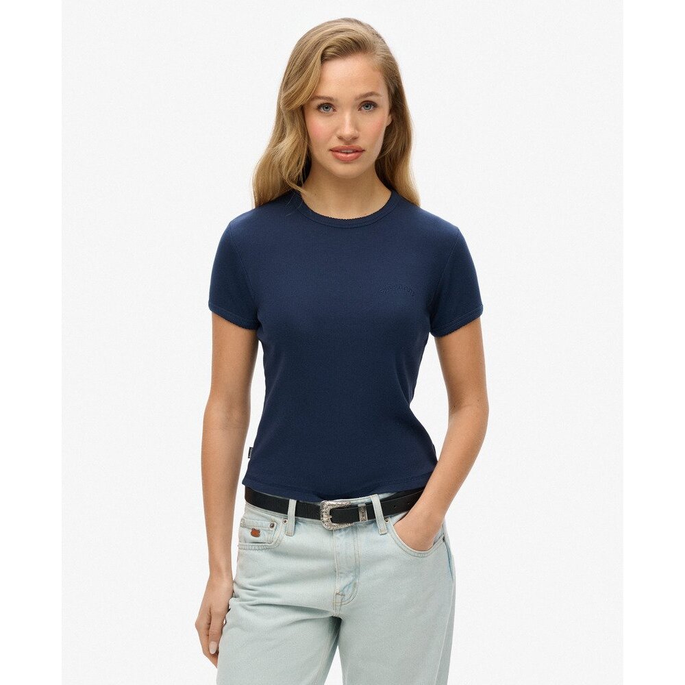 5063068651008 - Ripp-T-Shirt mit Logo für Frauen Athletic Essentials