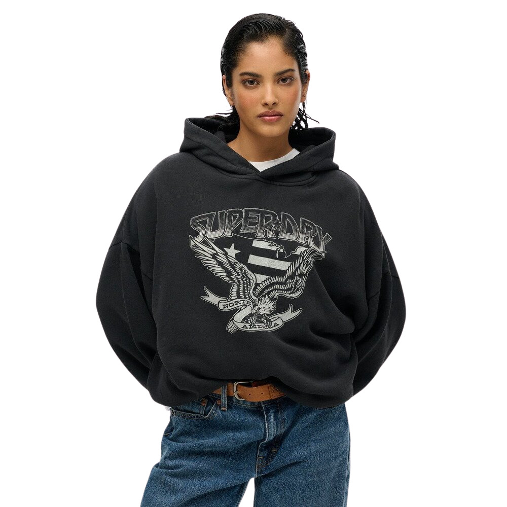 5063068668877 - Oversized Hoodie Damen Lo-fi Biker