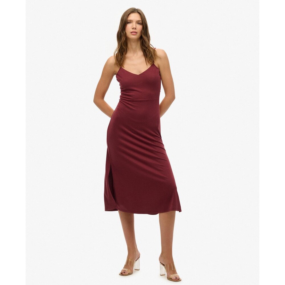 5063068701239 - Damen Jersey Kleid mit offenem Rücken Superdry