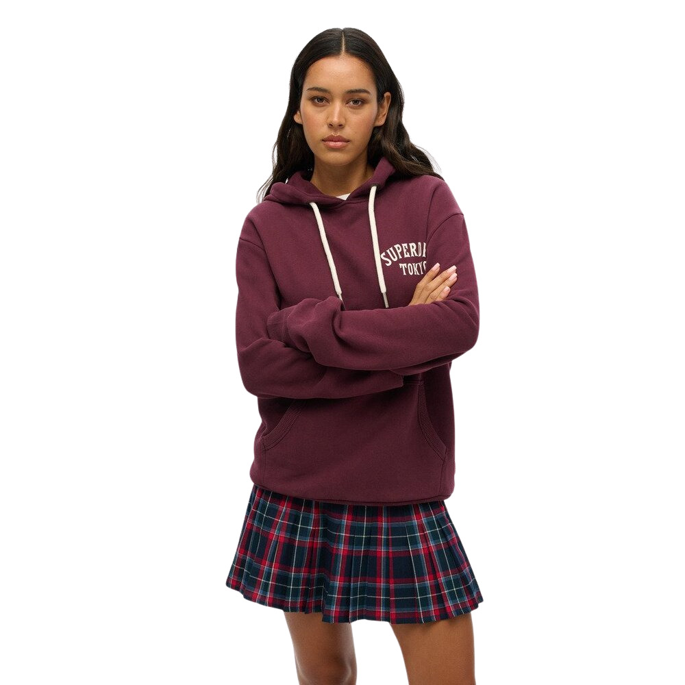 5063068727000 - Kapuzensweatshirt mit Tattoo-Motiv auf dem Rücken für Damen Superdry