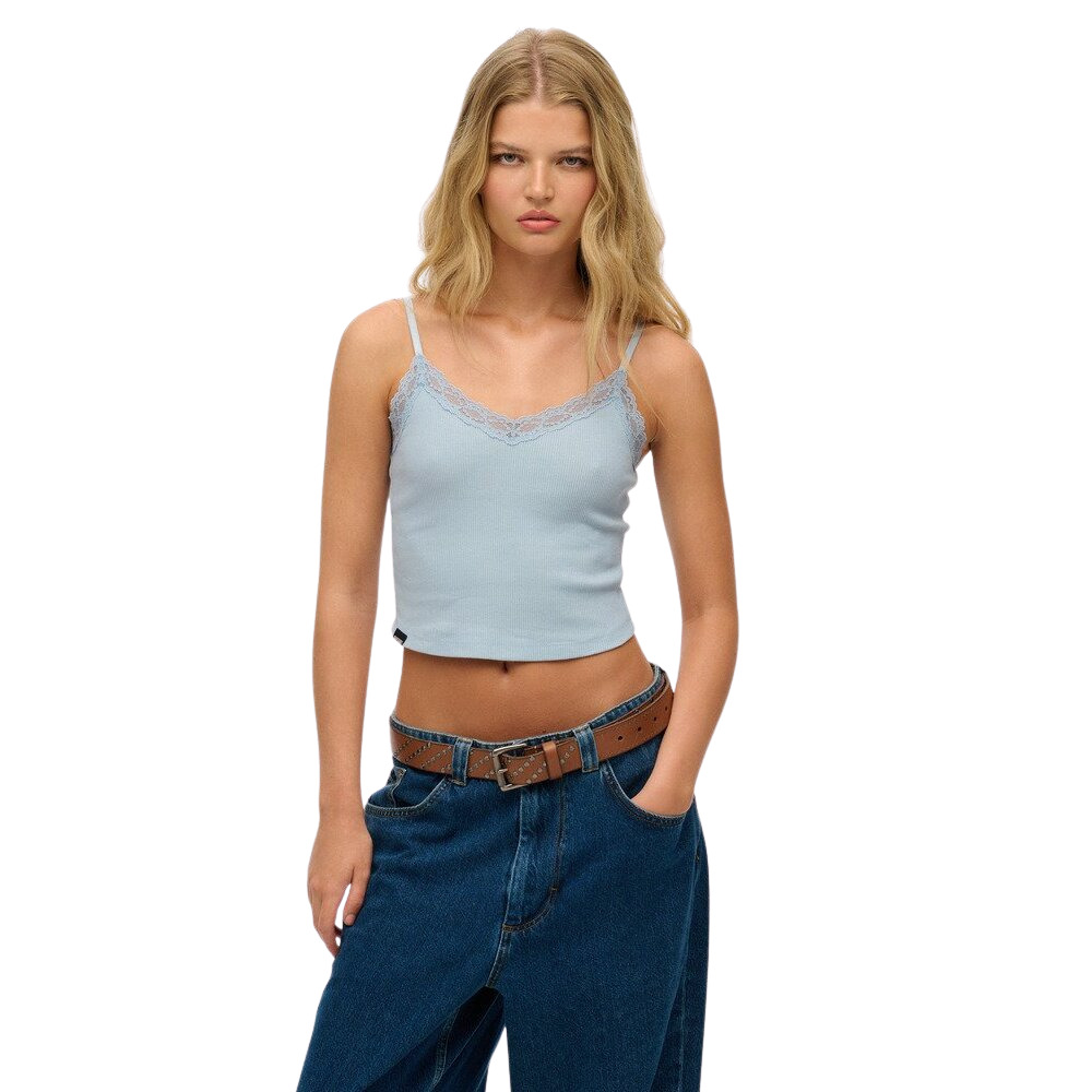 5063068891718 - Spitzenbesatz Kurztop Damen Athletic Essentials 5063068891718 - Spitzenbesatz Kurztop Damen Athletic Essentials