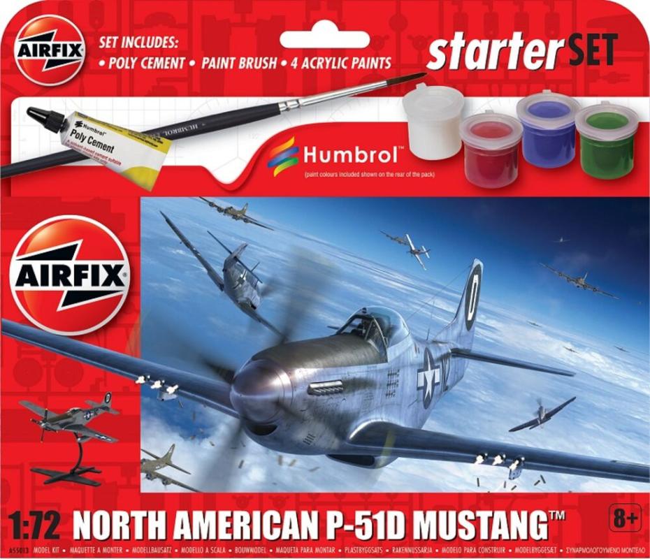 5063129000998 - Starter Set - North American P-51D Mustang