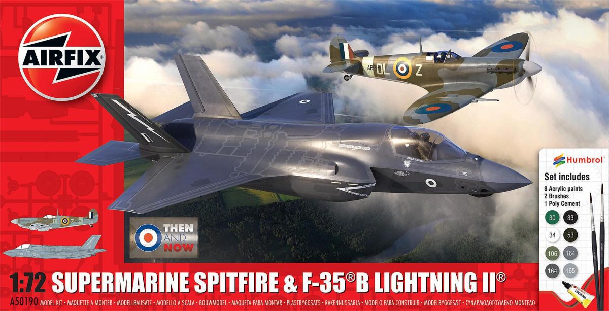 5063129001650 - Then and Now - Spitfire MkVc & F-35B Lightning II