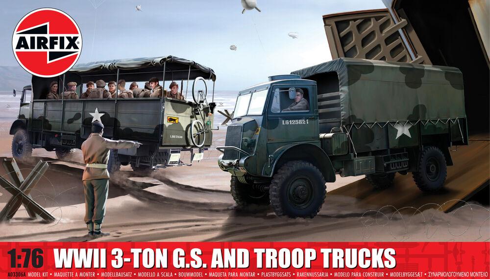 5063129034887 - WWII 3-ton 4x4 General Service & Troop Trucks