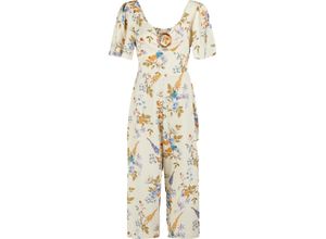 5063278644623 - LIPSY Jumpsuit floral Kurzarm für Damen beige 36