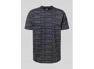 5063347569260 - T-Shirt mit Label-Prints Modell DISTORTA