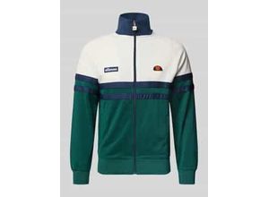 5063347645537 - Sweatjacke mit Label-Patch Modell RIMINI