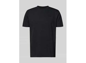 5063347646220 - T-Shirt mit Label-Stitching und Rundhalsausschnitt