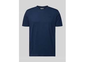 5063347721026 - T-Shirt mit Label-Stitching und Rundhalsausschnitt
