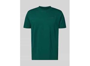 5063347740140 - T-Shirt mit Label-Stitching und Rundhalsausschnitt 5063347740140 - T-Shirt mit Label-Stitching und Rundhalsausschnitt