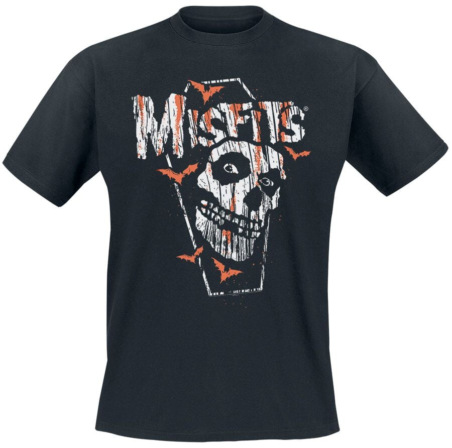 5063376186353 - Orange Bats T-Shirt schwarz in S