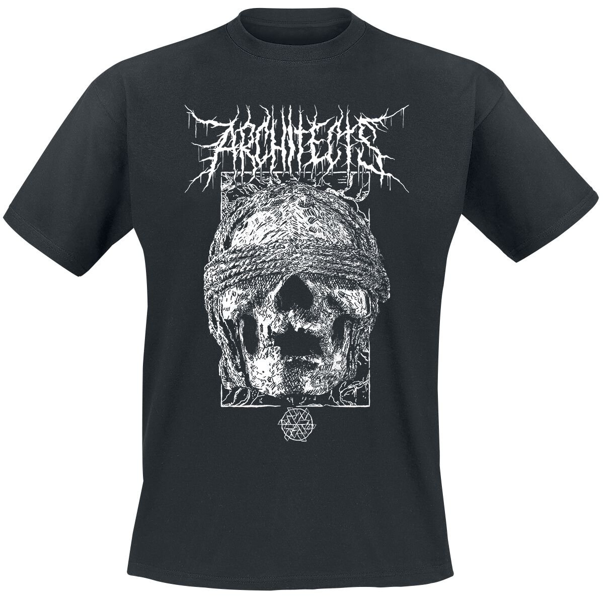 5063376511292 - Blindfolded Skull T-Shirt schwarz in M