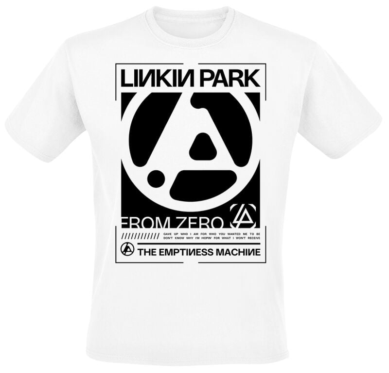 5063376993463 - From Zero The Emptiness Block T-Shirt weiß in 4XL 5063376993463 - From Zero The Emptiness Block T-Shirt weiß in 4XL