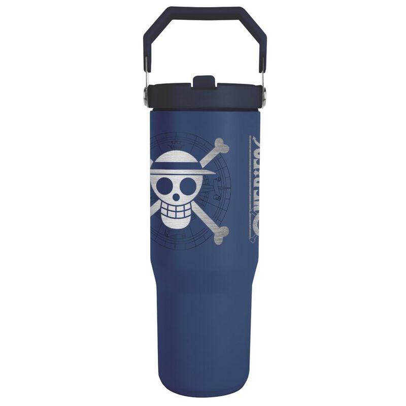 5063457043179 - Straw Hat Crew Pitcher Trinkflasche blau