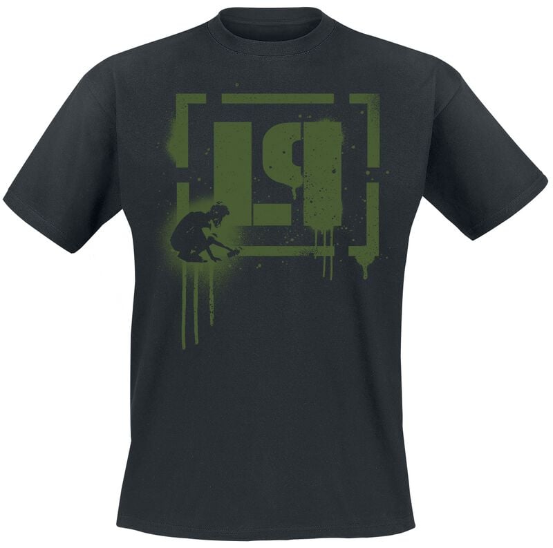 5063609306824 - Logo Spray T-Shirt schwarz in 3XL