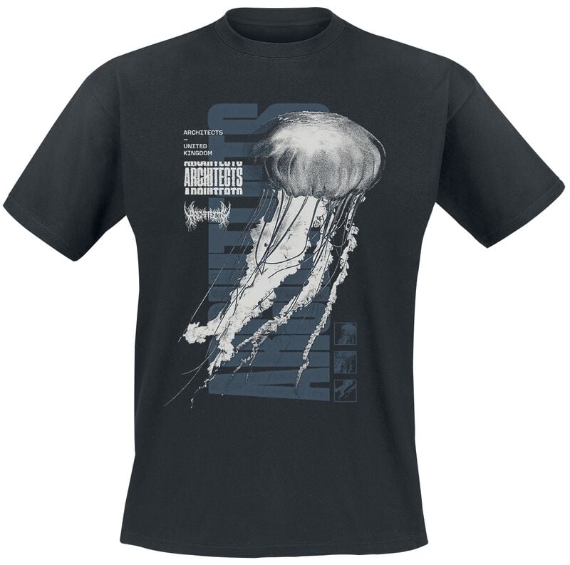 5063609331703 - Jellyfish T-Shirt schwarz in XL