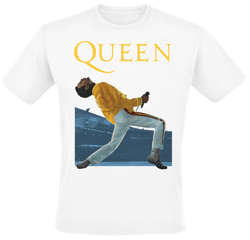 5063609332304 - Wembley Freddie T-Shirt weiß in S
