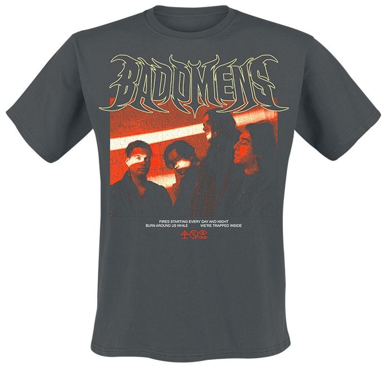 5063609337910 - Fires Starting Every Day And Night T-Shirt dunkelgrau in 3XL 5063609337910 - Fires Starting Every Day And Night T-Shirt dunkelgrau in 3XL