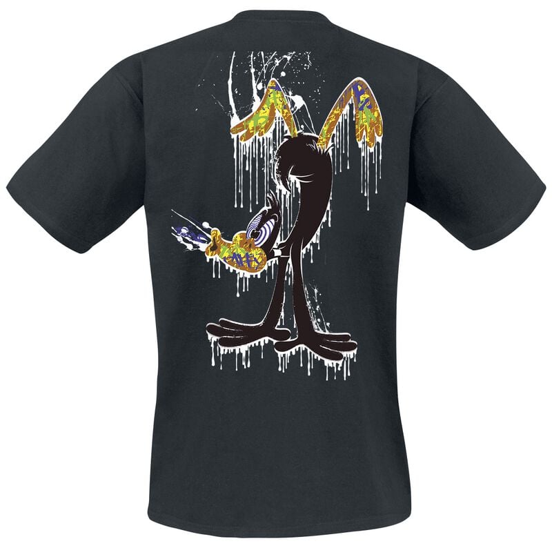 5063609338931 - Duff Duck - Paint Hand Stand T-Shirt schwarz in XL