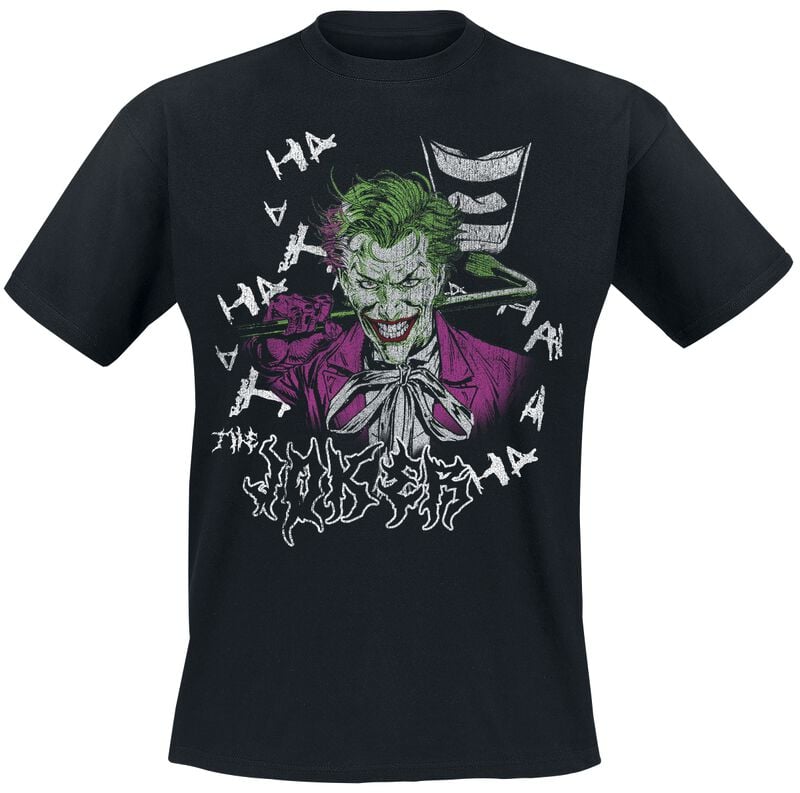 5063609339204 - The Joker - Ha Ha T-Shirt schwarz in M 5063609339204 - The Joker - Ha Ha T-Shirt schwarz in M