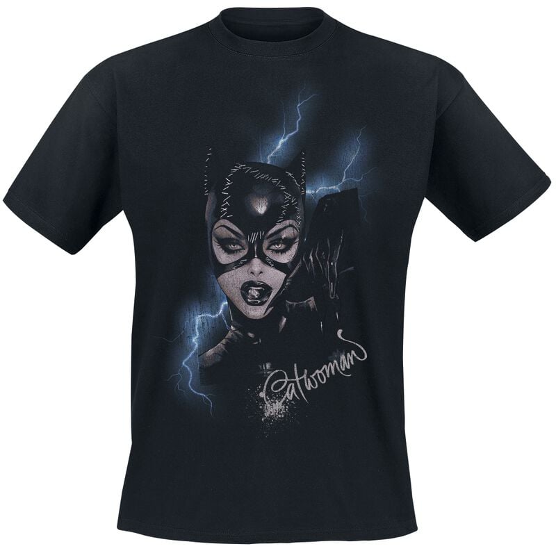 5063609339488 - Catwoman - Pose T-Shirt schwarz in XXL 5063609339488 - Catwoman - Pose T-Shirt schwarz in XXL