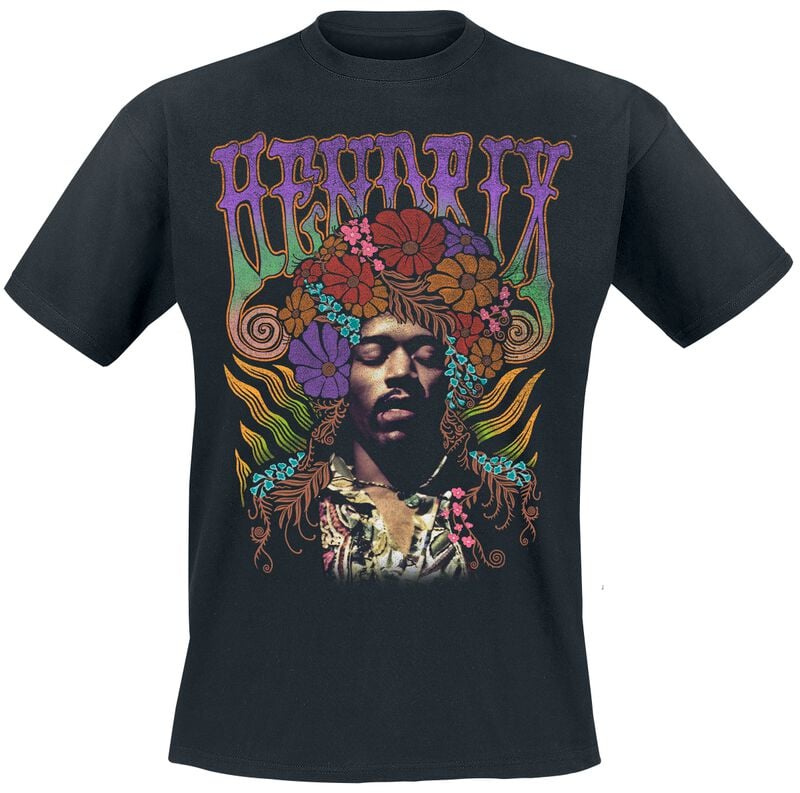 5063609346929 - Flower Power T-Shirt schwarz in 3XL 5063609346929 - Flower Power T-Shirt schwarz in 3XL